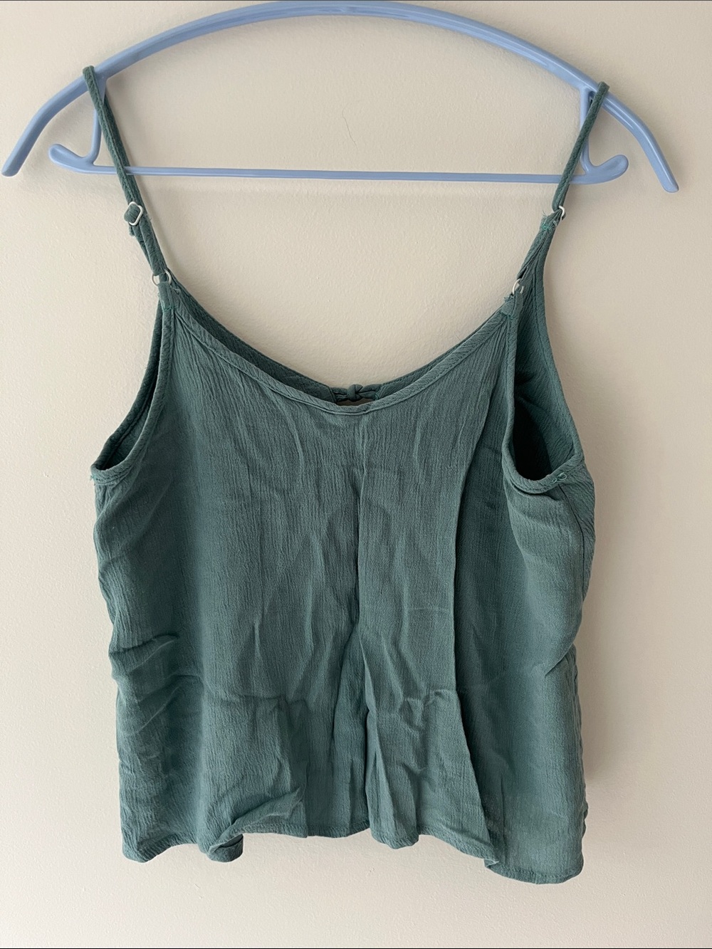 Turquoise Roxy Knot Tank Top - Picture 3 of 3